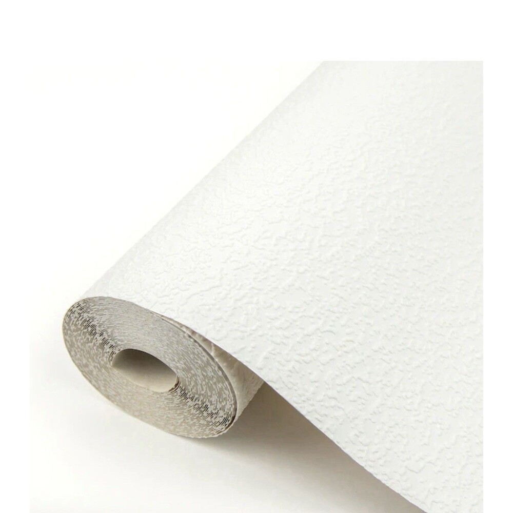 NEW 3 Rolls Vinyl Wallpaper Scott Living Series Textured Paintable Design Large